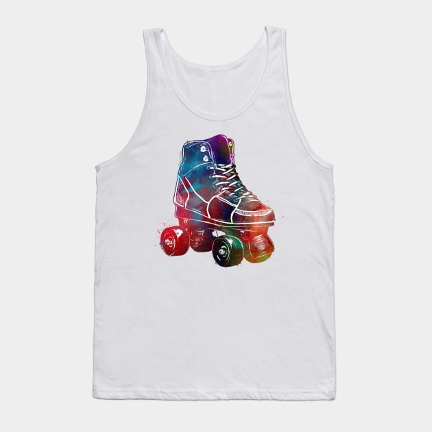 roller skates sport art #roller #skates Tank Top by JBJart